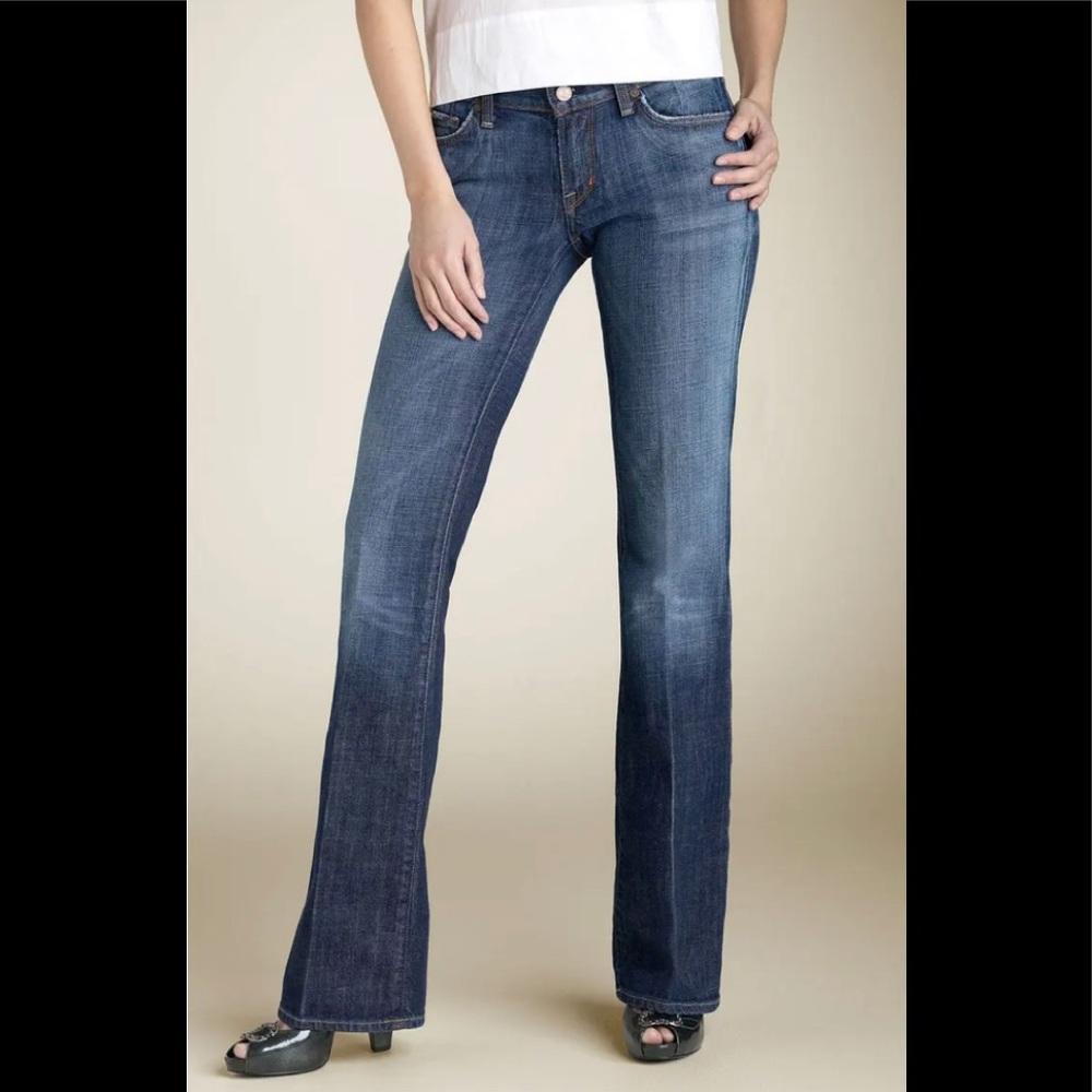 Citizens of Humanity “Dita” Petite Flare Jeans 28”